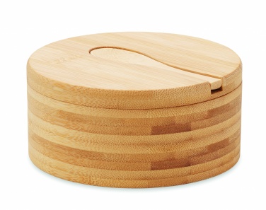 Logo trade promotional giveaways picture of: Salt and pepper bamboo box